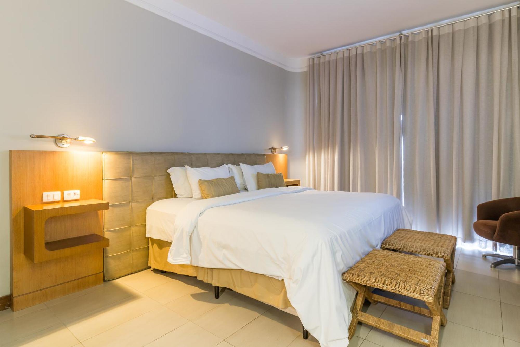 Parque Balneario Hotel Santos By Castelo Itaipava 객실 사진 A bedroom at the hotel